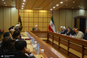 دیدار اساتید و روسای دانشگاه های کشورهای اسلامی با آیت الله العظمی جوادی آملی‎