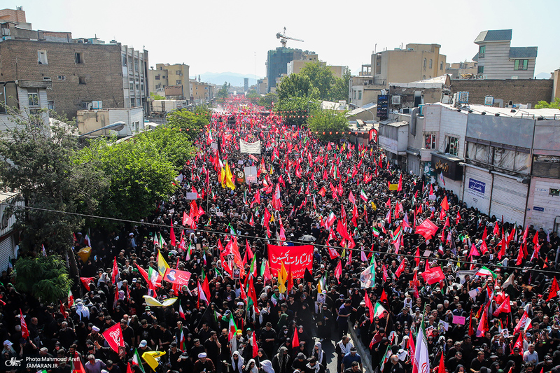 مراسم تشییع پیکر مطهر رهبر شهید انقلاب در تهران -4