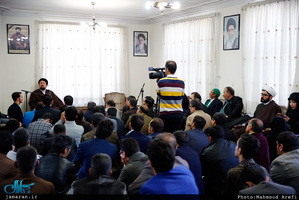 دیدار جمعی از فعالان فضای مجازی با سید حسن خمینی