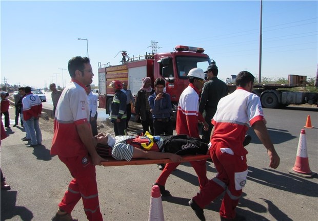 حادثه رانندگی در جاده کرج - چالوس 9 مصدوم برجای گذاشت