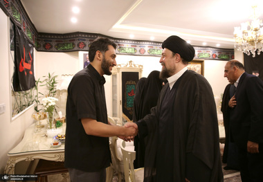  حضور سیدحسن خمینی در منزل شهید محمدمهدی طهرانچی