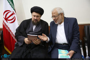 دیدار اعضای شورای مرکزی حزب موتلفه اسلامی با سید حسن خمینی 