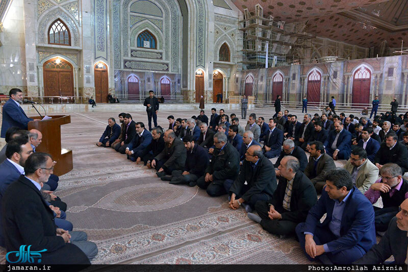 تجدید میثاق جمعی از مدیران گزینش وزارت تعاون، کار و رفاه اجتماعی با آرمان های حضرت امام