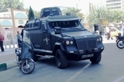 تصویر خودروهای زرهی امنیتی در تهران