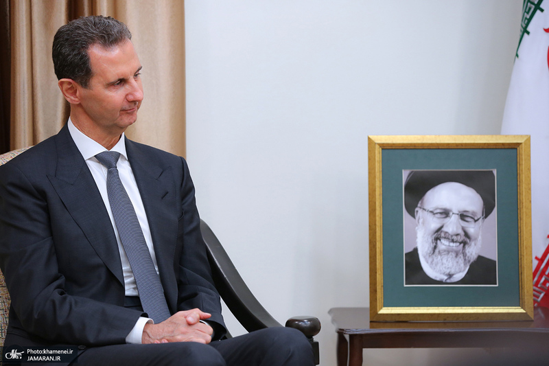دیدار رئیس جمهور سوریه با رهبر معظم انقلاب