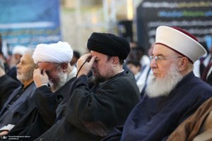 مراسم چهلم شهید سیدحسن نصرالله و سرلشکر نیلفروشان در حرم امام خمینی (س)