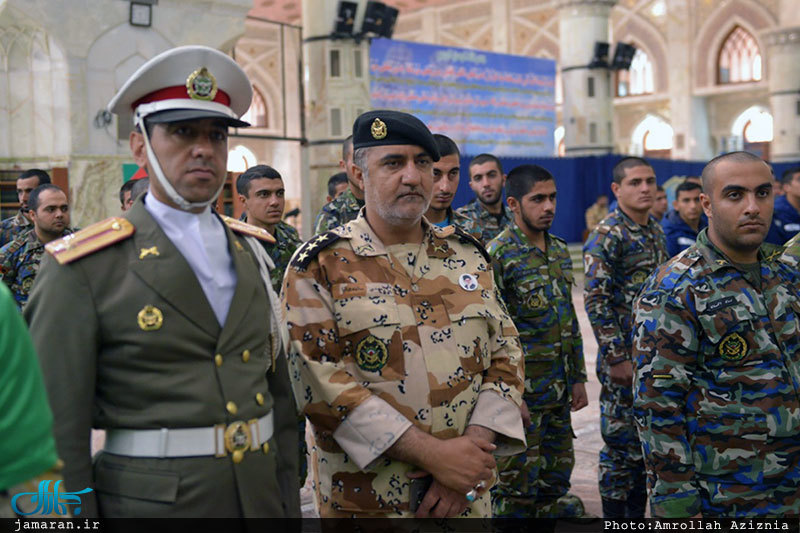 تجدید میثاق ورزشکاران ارتش با آرمان های حضرت امام خمینی(س)