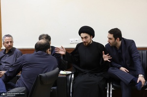 دیدار رئیس جمهوری با آیت الله سید حسن خمینی