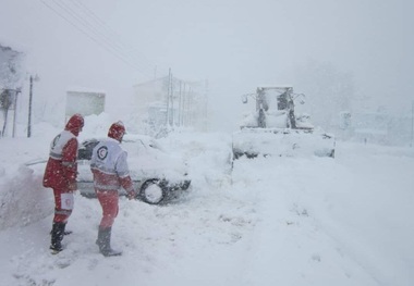 ببینید/ فرودگاه اردبیل در کولاک برف