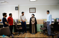 حضور محمد علی ابطحی در تحریریه جماران