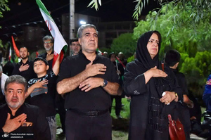 دومین شب محرم و صد و هشتمین اجتماع پر شور مردم در میدان شهدای خلیج فارس