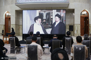 مراسم بزرگداشت حجت الاسلام و المسلمین محتشمی پور(ره) در حرم مطهر امام خمینی