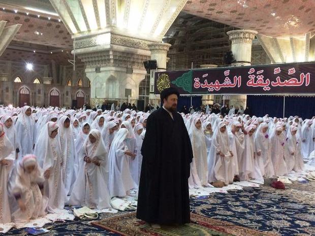 جشن تکلیف 2500 دانش آموز دختر در حرم امام (ره) برگزار شد
