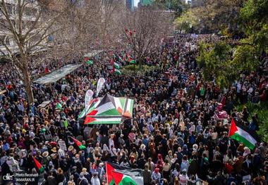 ۴۰ تظاهرات در استرالیا؛ حمایت گسترده از فلسطین و فشار بر دولت برای تحریم 