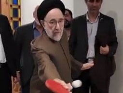 سید محمد خاتمی پینگ-پنگ بازی کرد+ فیلم