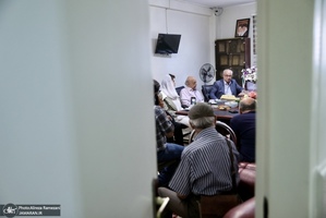 مراسم دیدار مسئول کمیته ادیان الهی ستاد بزرگداشت امام خمینی (ره) با نماینده کلیمیان در مجلس شورای اسلامی و اعضای انجمن