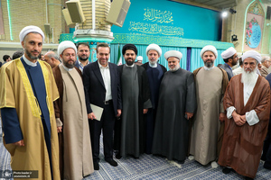 مراسم گرامیداشت عید میلاد پیامبر اکرم (ص) و امام صادق (ع) در حسینیه امام خمینی (ره)