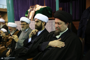 مراسم تشییع آیت الله سید مهدی امام جمارانی (ره) از حسنیه جماران-2