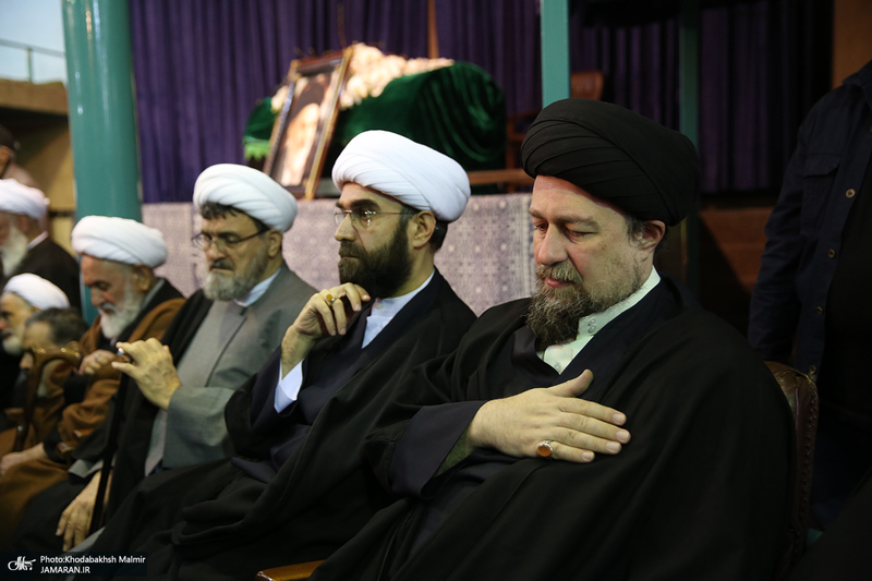 مراسم تشییع آیت الله سید مهدی امام جمارانی (ره) از حسنیه جماران-2