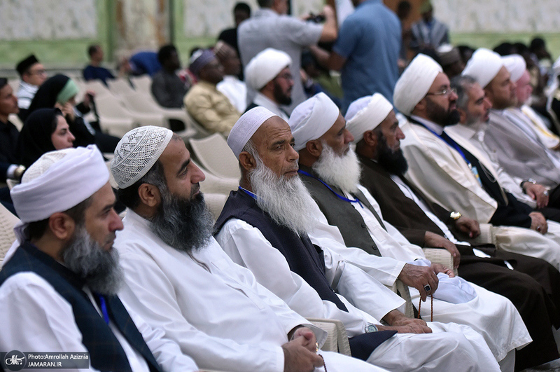 تجدید میثاق مهمانان سی و نهمین اجلاس وحدت اسلامی با آرمان‌های امام خمینی(س) -1