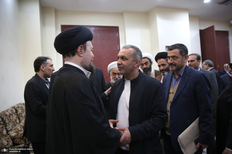 حاشیه دیدار نمایندگان مجلس با سید حسن خمینی