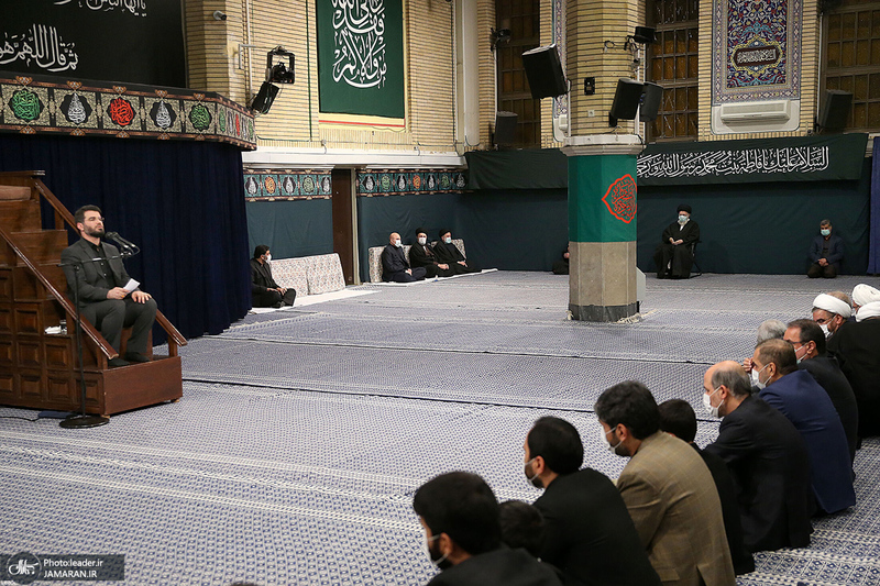 مراسم عزاداری شام شهادت حضرت فاطمه‌ زهرا (س) در حسینیه امام خمینی