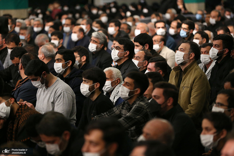 مراسم عزاداری شام شهادت حضرت فاطمه‌ زهرا (س) در حسینیه امام خمینی