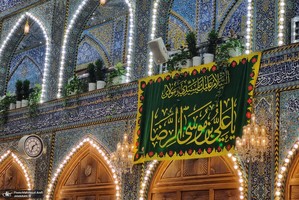 حال و هوای شب میلاد امام رضا (ع) در حرم مطهر امام حسین(ع)