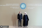 توجه گسترده رسانه‌های جمهوری آذربایجان به سفر رئیس‌جمهور روحانی به باکو