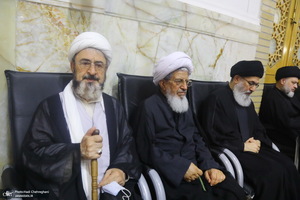 مراسم بزرگداشت رهبر شهید انقلاب در قم-۱