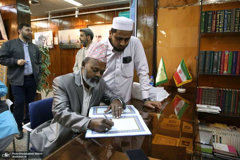 بازدید جمعی از علمای کشور نپال از جماران‎‎