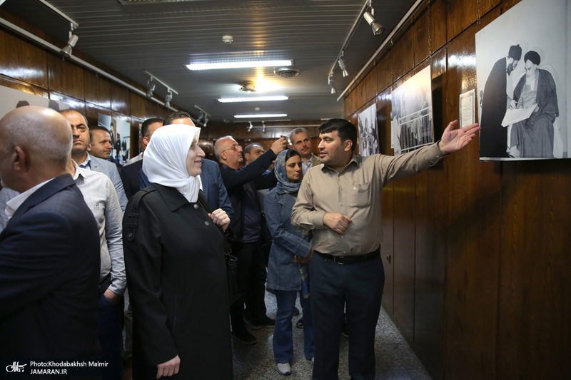بازدید مدیران ارشد وزارتخانه های سوریه از بیت امام خمینی در جماران
