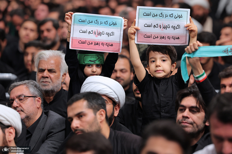 آخرین شب مراسم عزاداری محرم در حسینیه امام خمینی