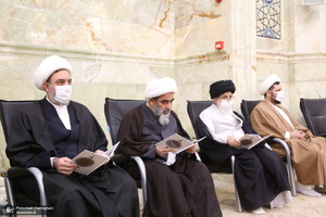 مراسم بزرگداشت آیت الله ری شهری (ره) در مسجد اعظم قم‎