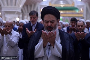 تجدید میثاق روحانیون حج تمتع 98 با آرمان های امام خمینی(س)