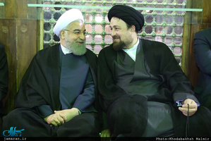 تجدید میثاق رئیس جمهور و هیات دولت با آرمان حضرت امام(س) 