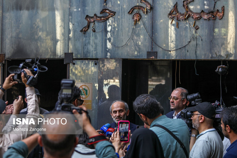 تصاویری از ساختمان شیشه‌ای سازمان صدا و سیما پس از تجاوز وحشیانه رژیم صهیونیستی