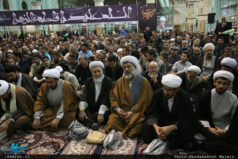 مراسم شب شهادت حضرت فاطمه زهرا(س) در حرم امام خمینی