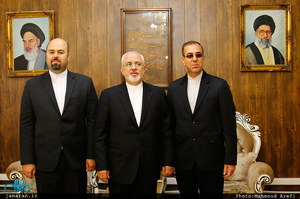 حضور وزیر امور خارجه در سرکنسولگری ایران در نخجوان