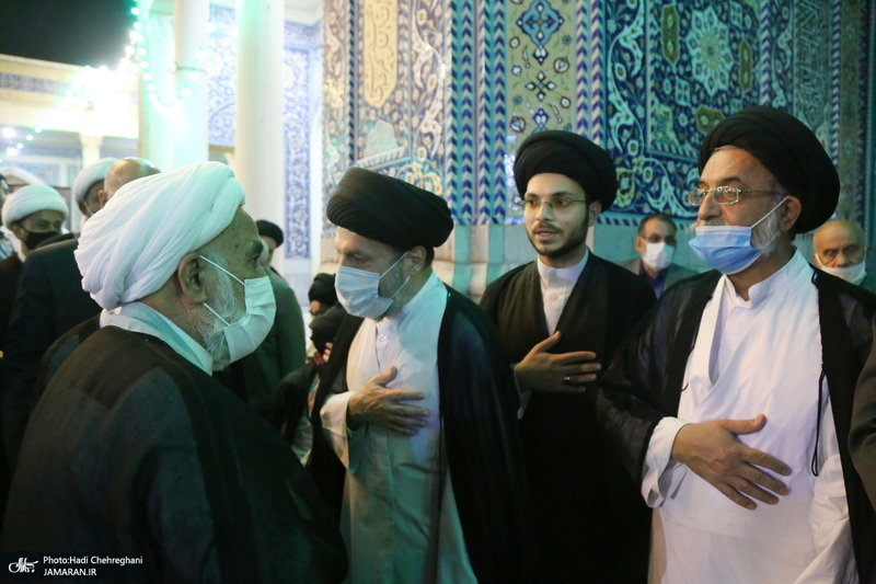 مراسم چهلمین شب درگذشت آیت الله العظمی سید محمدسعید حکیم در قم‎