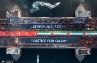 راهپیمایی هزاران نفر در استانبول در حمایت از غزه در روز سال نو (3)