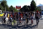 همایش دوچرخه سواری در آبیک برگزار شد