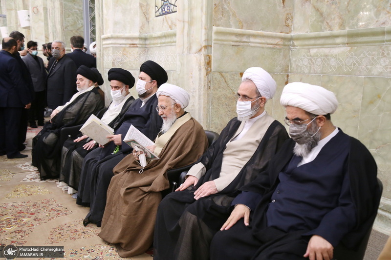 مراسم بزرگداشت همسر آیت الله جوادی آملی در مسجد اعظم قم