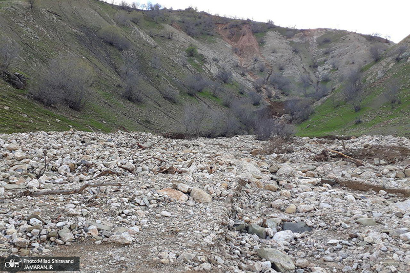 خسارات سیل به شهر کوهدشت و روستاهای بخش شاهیوند شهرستان چگینی