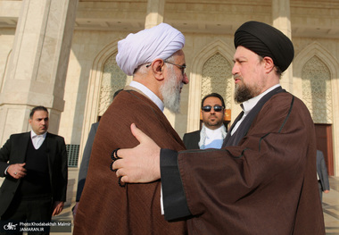 دیدار دبیرکل و پرسنل مجمع جهانی اهل بیت (ع) با سید حسن خمینی 