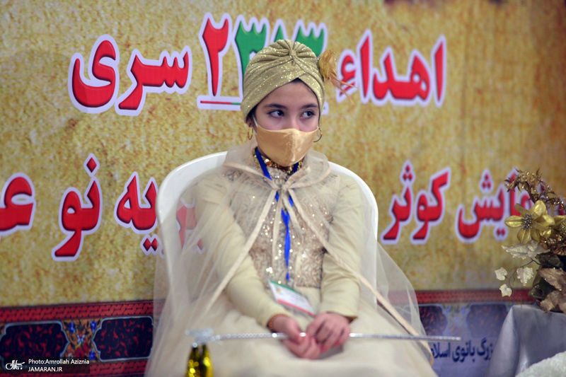 مراسم اهدای 2313 سری جهیزیه در جوار حرم امام خمینی(س)