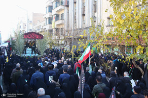 تشییع پیکرهای۱۱۰ شهید گمنام دفاع مقدس در تهران