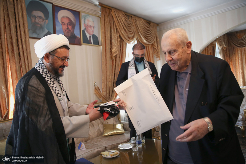 دیدار سرپرست موسسه تنظیم و نشر آثار امام خمینی(س) با سفیر فلسطین در تهران/ صلاح زواوی