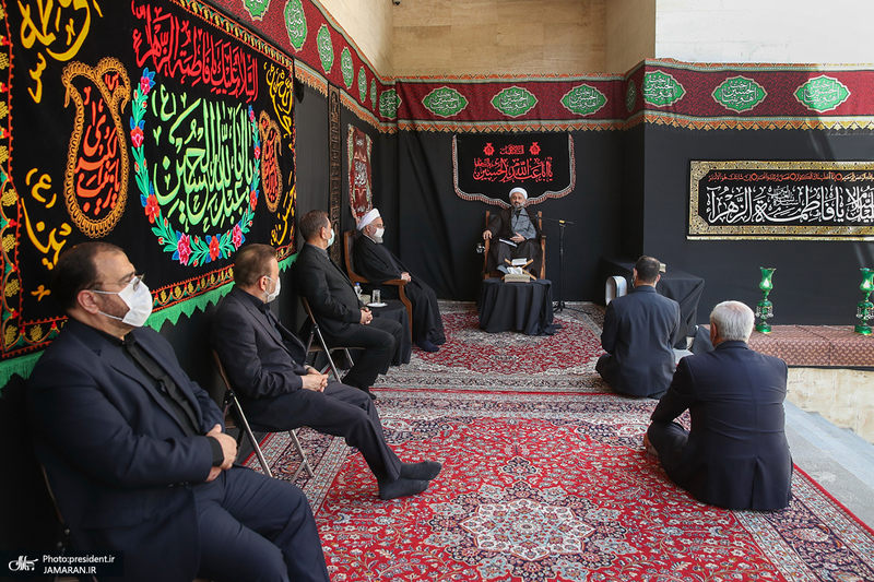 مراسم عزاداری حضرت سید الشهدا(ع) با حضور روحانی