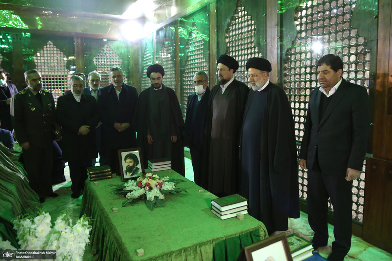 تجدید میثاق رئیس جمهور و اعضای دولت با آرمان های حضرت امام خمینی (س)